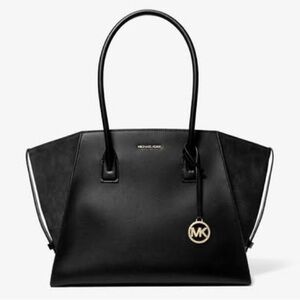 Michael Kors‎ Avril XL Black tote BNWT, large purse, black leather purse, design